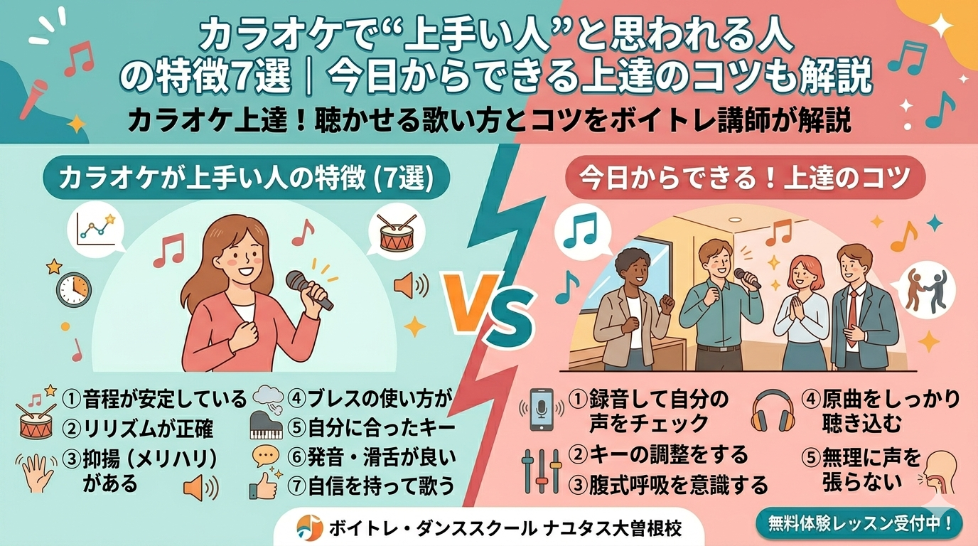 カラオケで“上手い人”と思われる人の特徴7選｜今日からできる上達のコツも解説