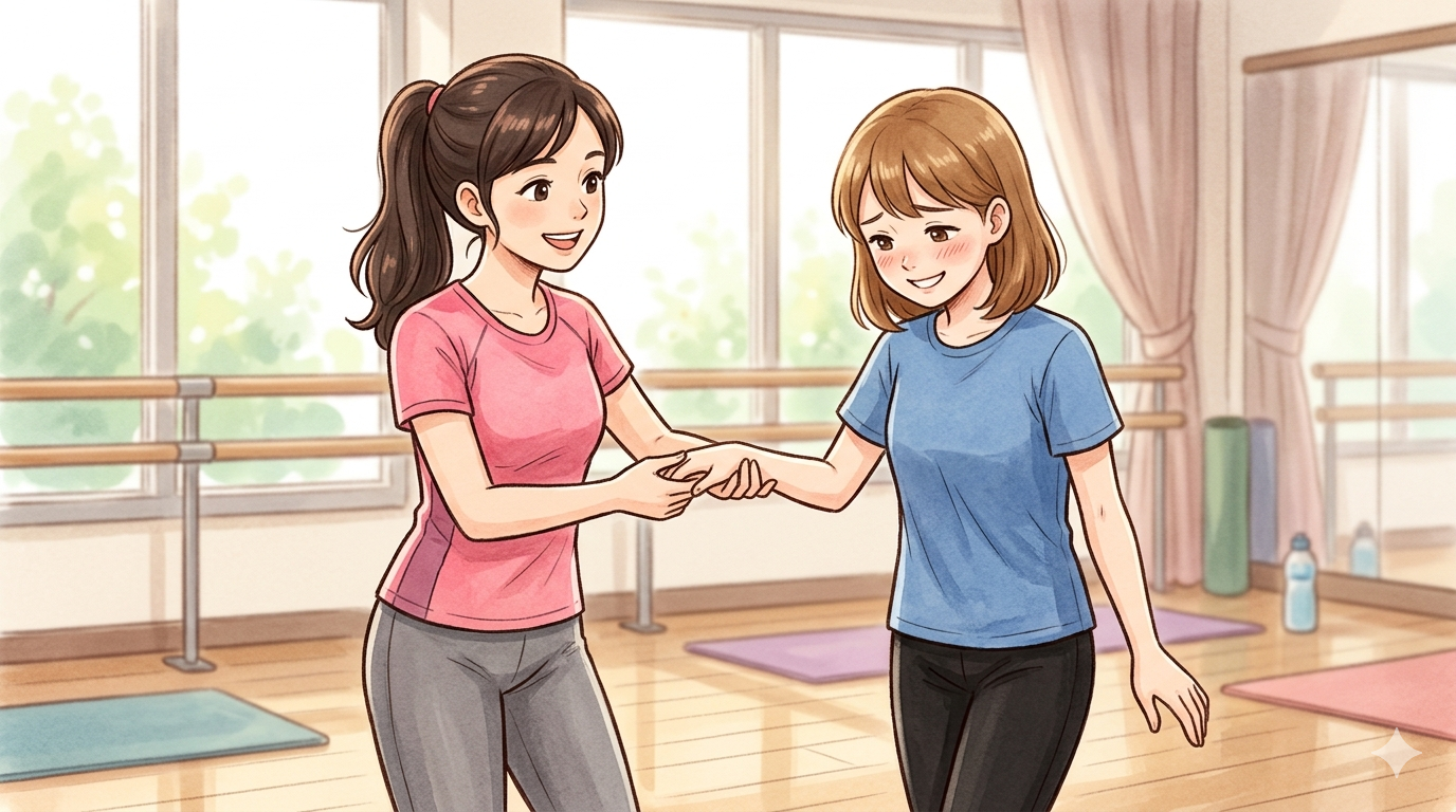 憧れのダンスを、今度こそ趣味に🎵苦手克服マンツーマンレッスンで、自分史上最高の「できた！」
