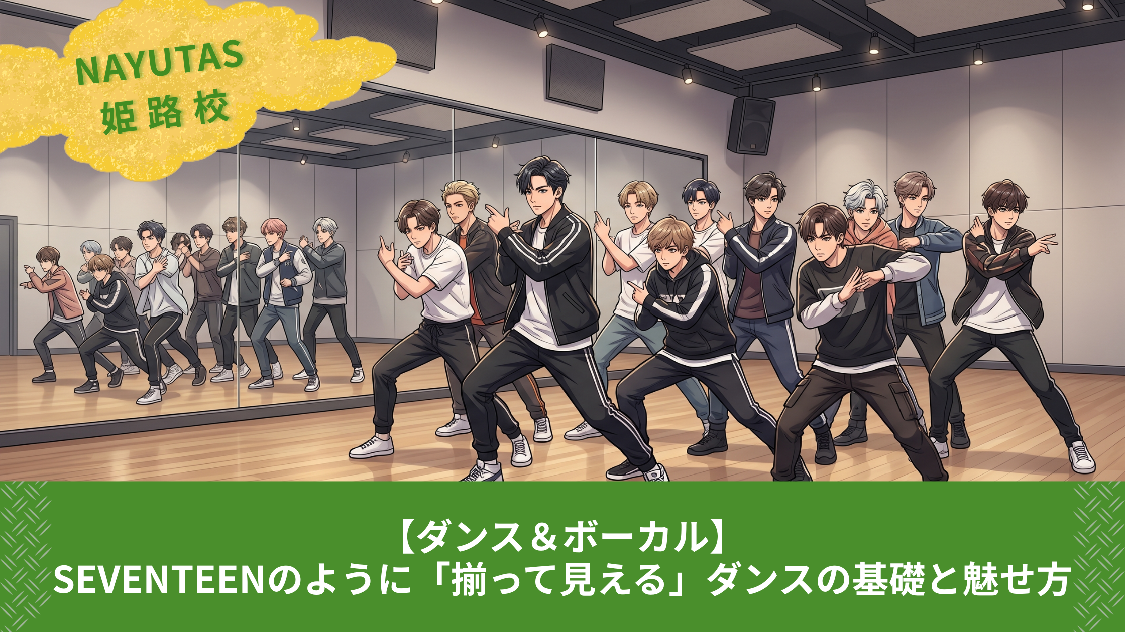 【ダンス＆ボーカル】SEVENTEENのように「揃って見える」ダンスの基礎と魅せ方