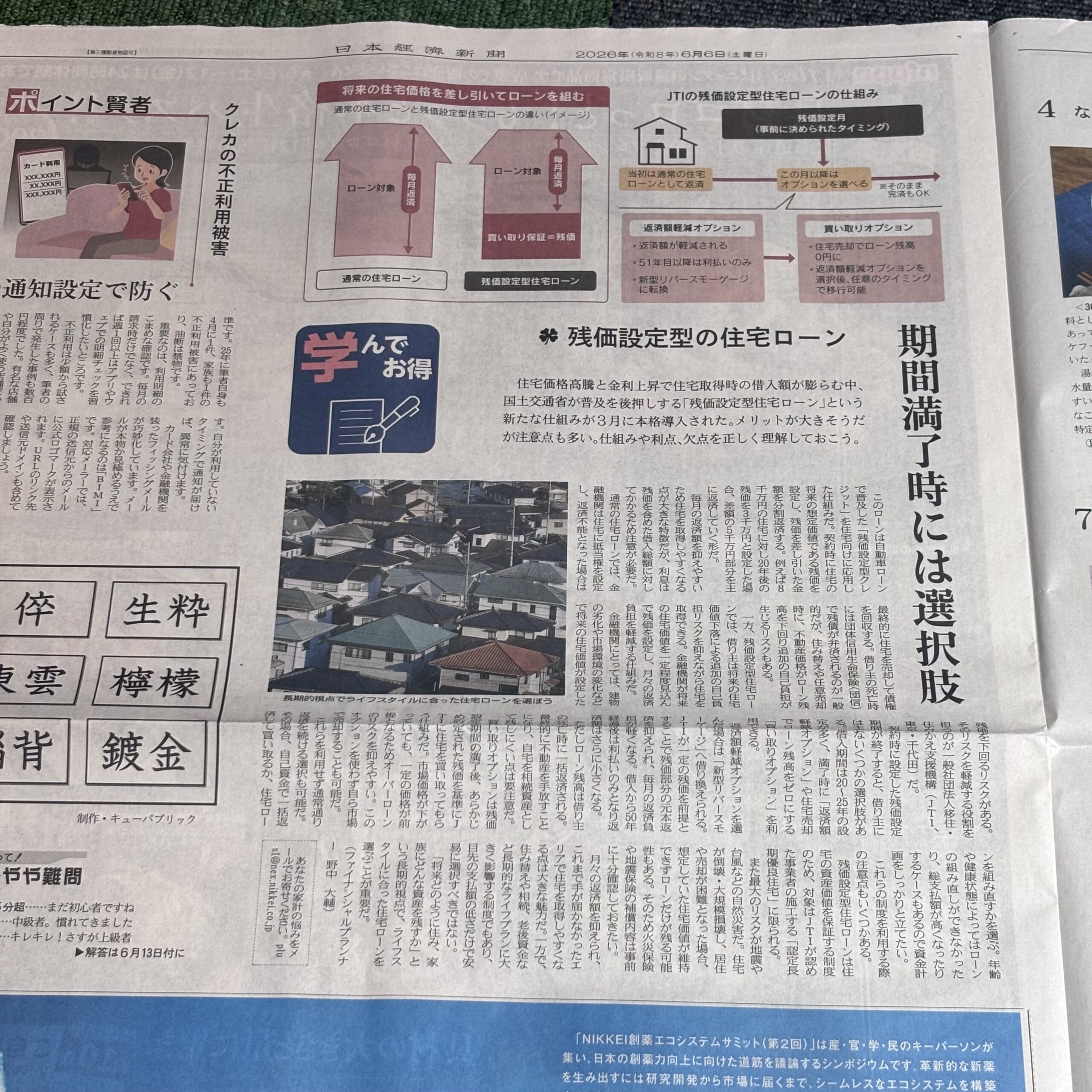 残価設定型の住宅ローン【埼玉のボイストレーニングスクール・ナユタス川口校】