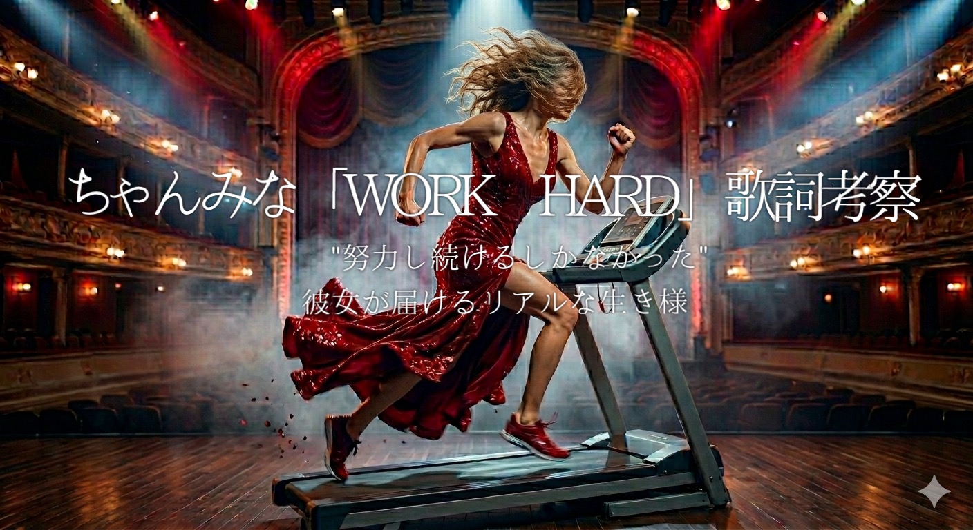 ちゃんみな「WORK HARD」歌詞考察｜“努力し続けるしかなかった”彼女が届けるリアルな生き様