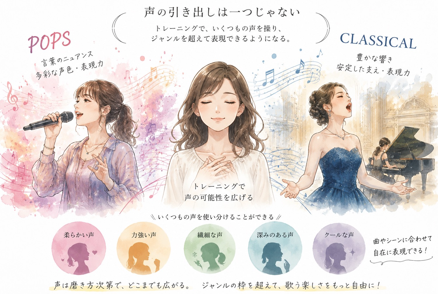 ポップスとクラシックの両立について