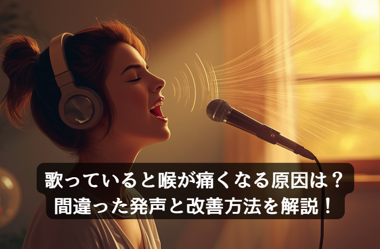 歌っていると喉が痛くなる原因は？間違った発声と改善方法を解説！
