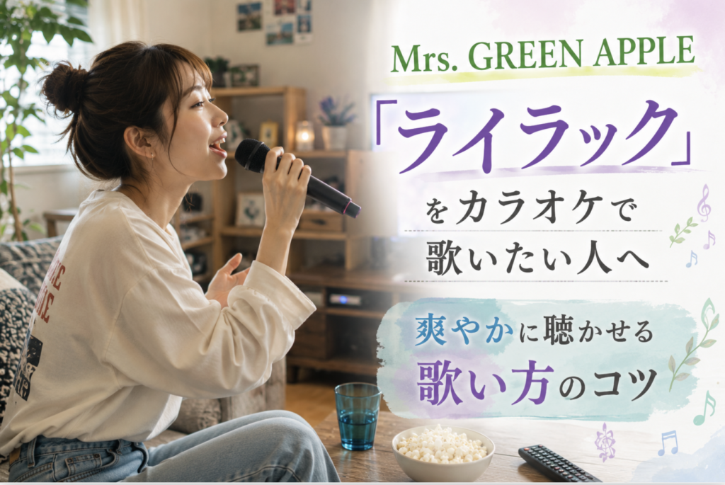 Mrs. GREEN APPLE「ライラック」をカラオケで歌いたい人へ｜爽やかに聴かせる歌い方のコツ
