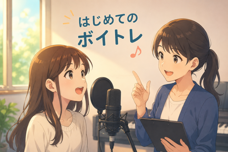 初めてのボイトレレッスンって何をするの？当日の流れをわかりやすくご紹介！