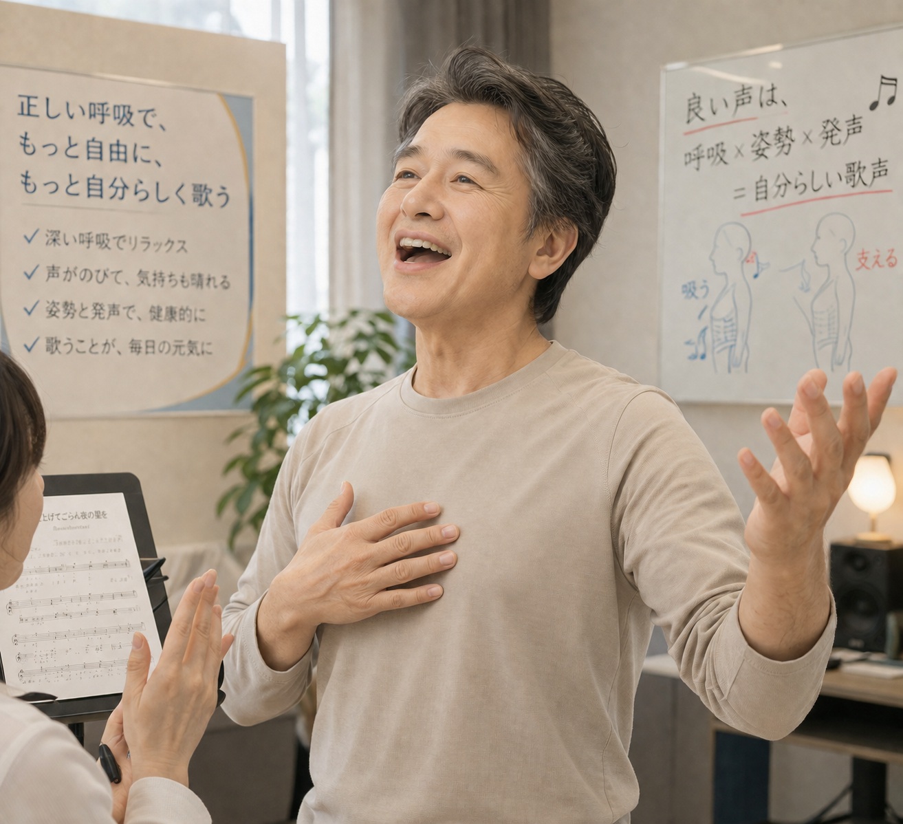 🎤【東戸塚校】60代から始めるボイトレ｜楽しく歌って毎日をもっといきいき！新しい趣味で心も体もリフレッシュ✨
