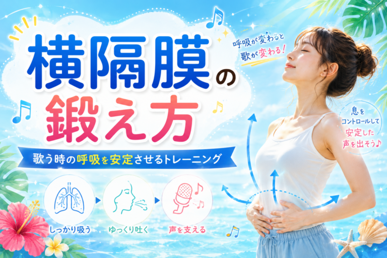 横隔膜の鍛え方🎧NAYUTAS渋谷校🎧