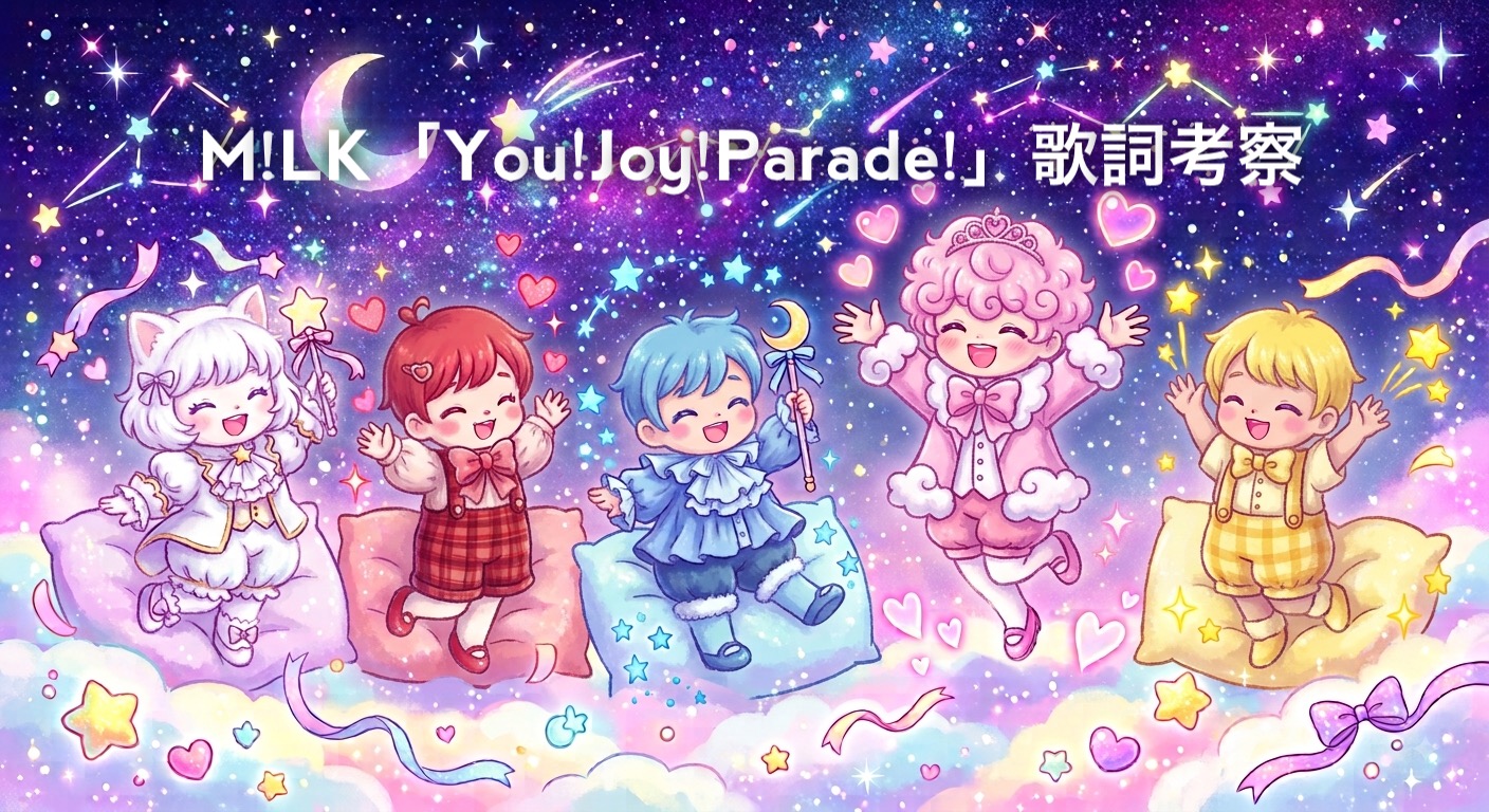 🌈「You!Joy!Parade!」が教えてくれる"自分らしく輝く勇気"｜M!LKの歌詞に込められた前向きなメッセージを考察！