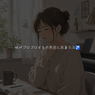 喉がゴロゴロするの原因と改善方法