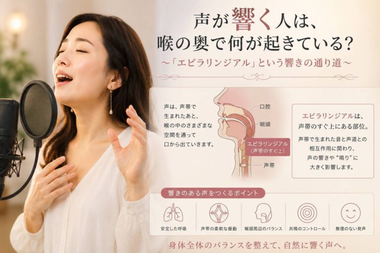 🌿 声は「力」ではなく「響き」で育てる