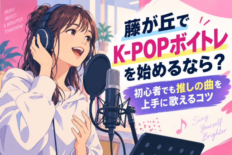 藤が丘でK-POPボイトレを始めるなら？初心者でも推しの曲を上手に歌えるコツ