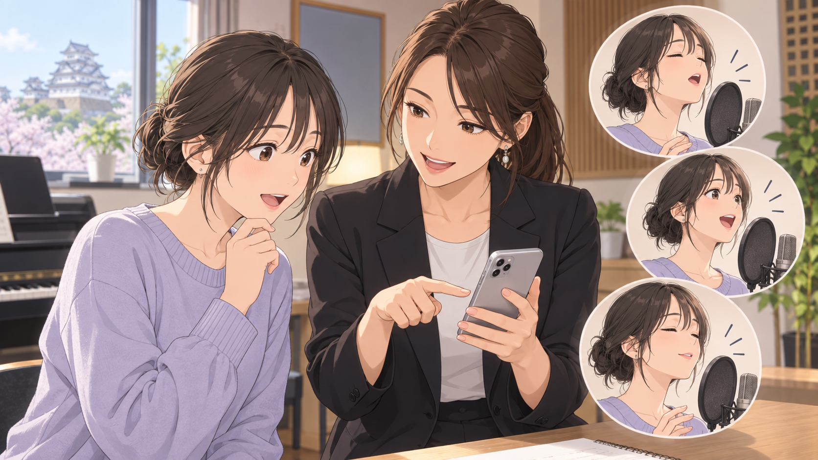 姫路校 録音を聞きながら表現を確認するレッスン
