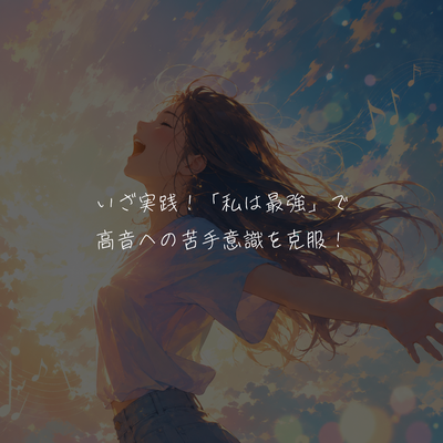 いざ実践！「私は最強」で高音への苦手意識を克服！