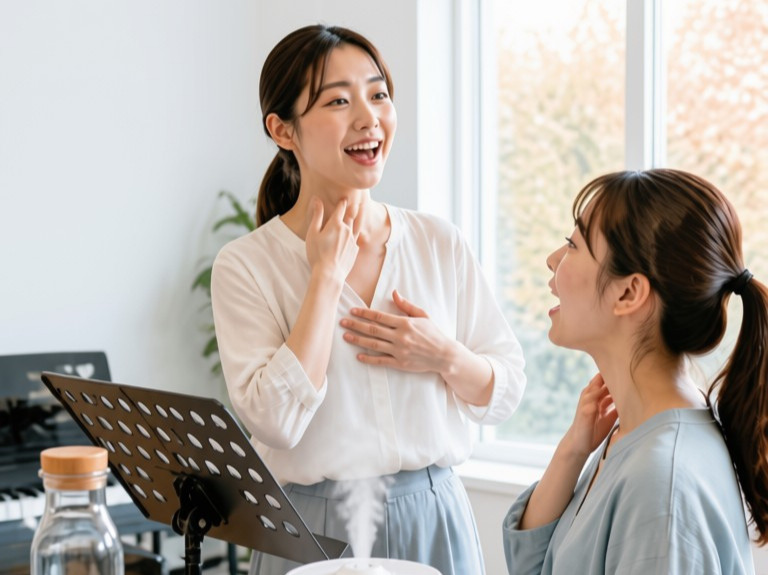 【ボイトレ編】寒暖差が激しい時期に気をつけたい！声を守る3つの喉ケア＆快適に歌うポイント🎤✨