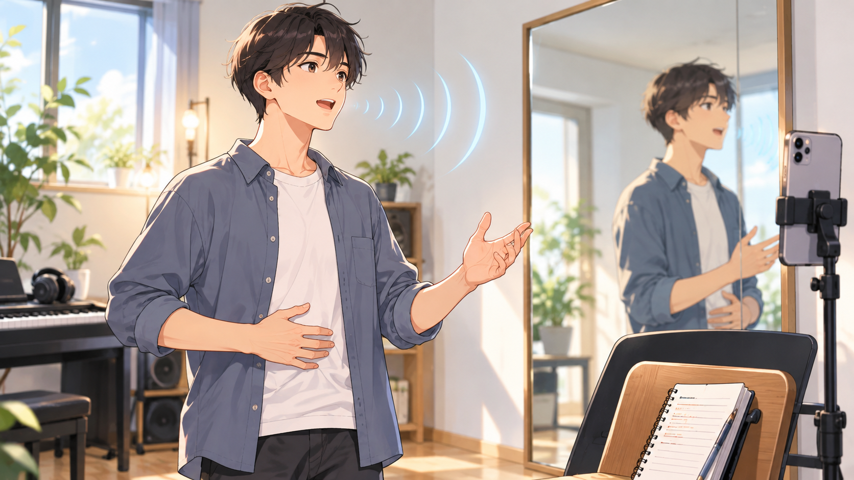 声が通らない人へ|よくある失敗|大声を出そうとして喉だけに力を入れる