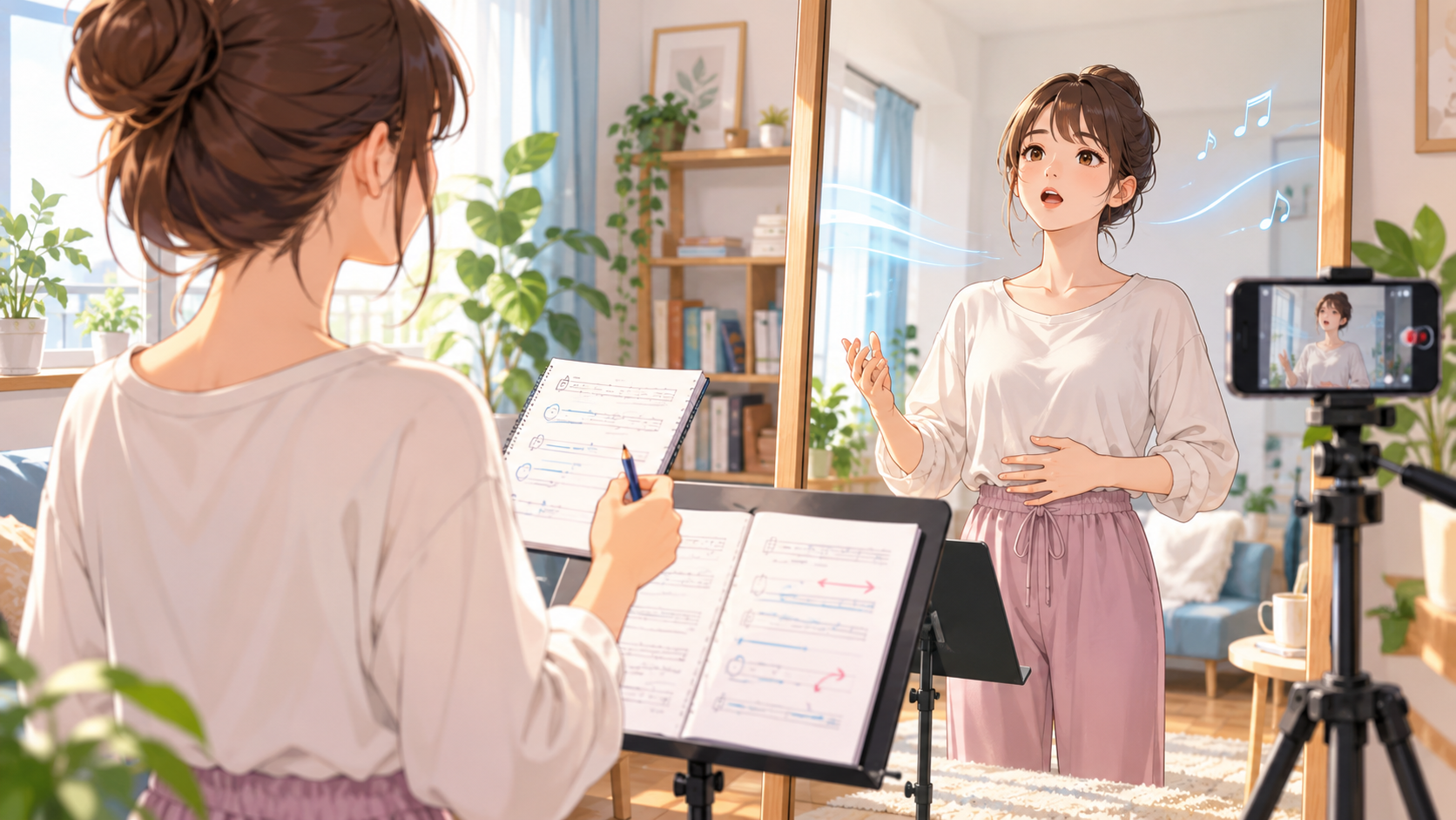 息が続かない人へ｜歌う前にブレス位置を決める