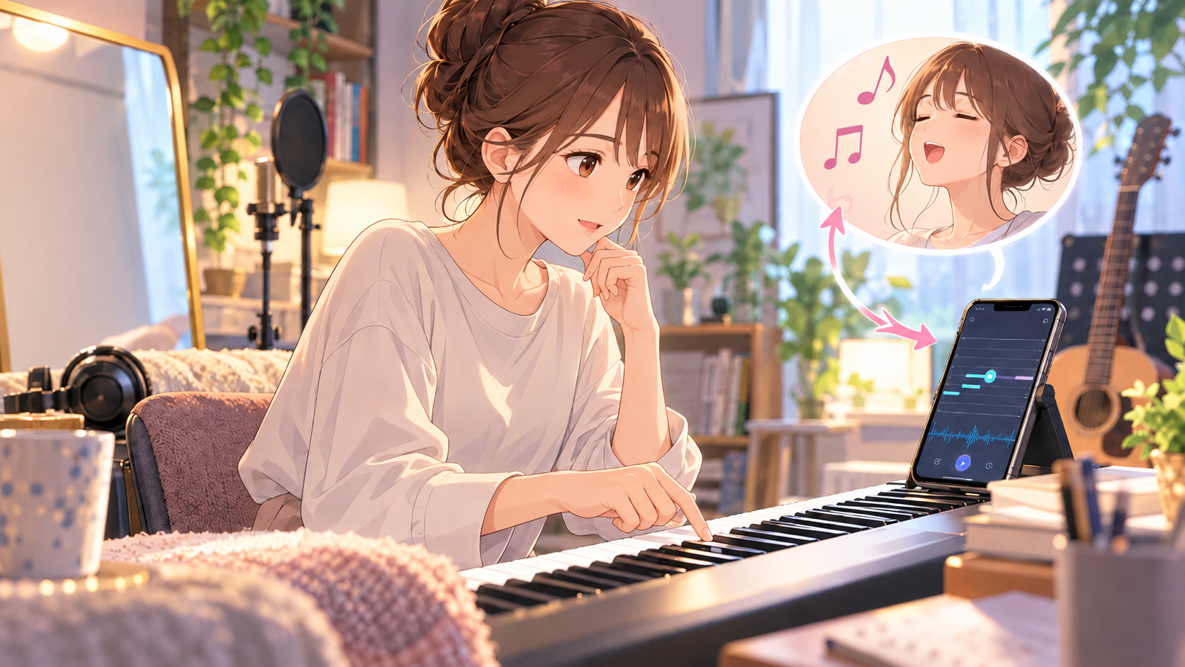 カラオケで音程が下がる人へ｜よくある失敗｜外れた音を力で上へ押し上げようとする