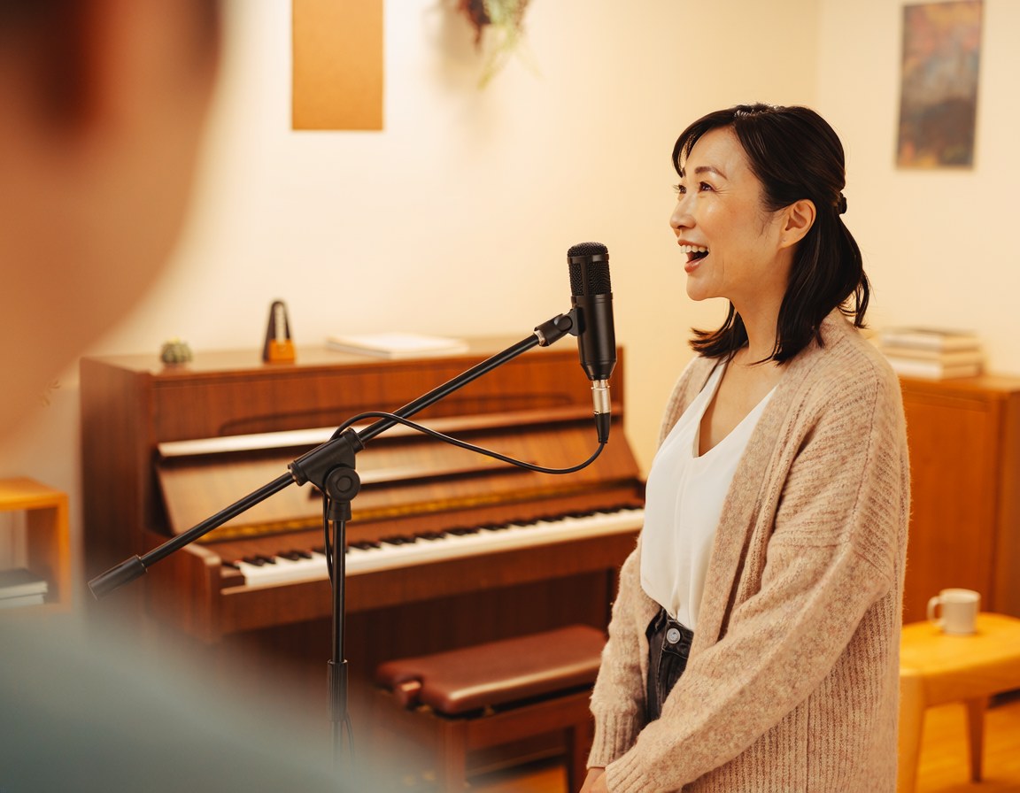 立ち方ひとつで声が変わる！歌う前の姿勢チェック