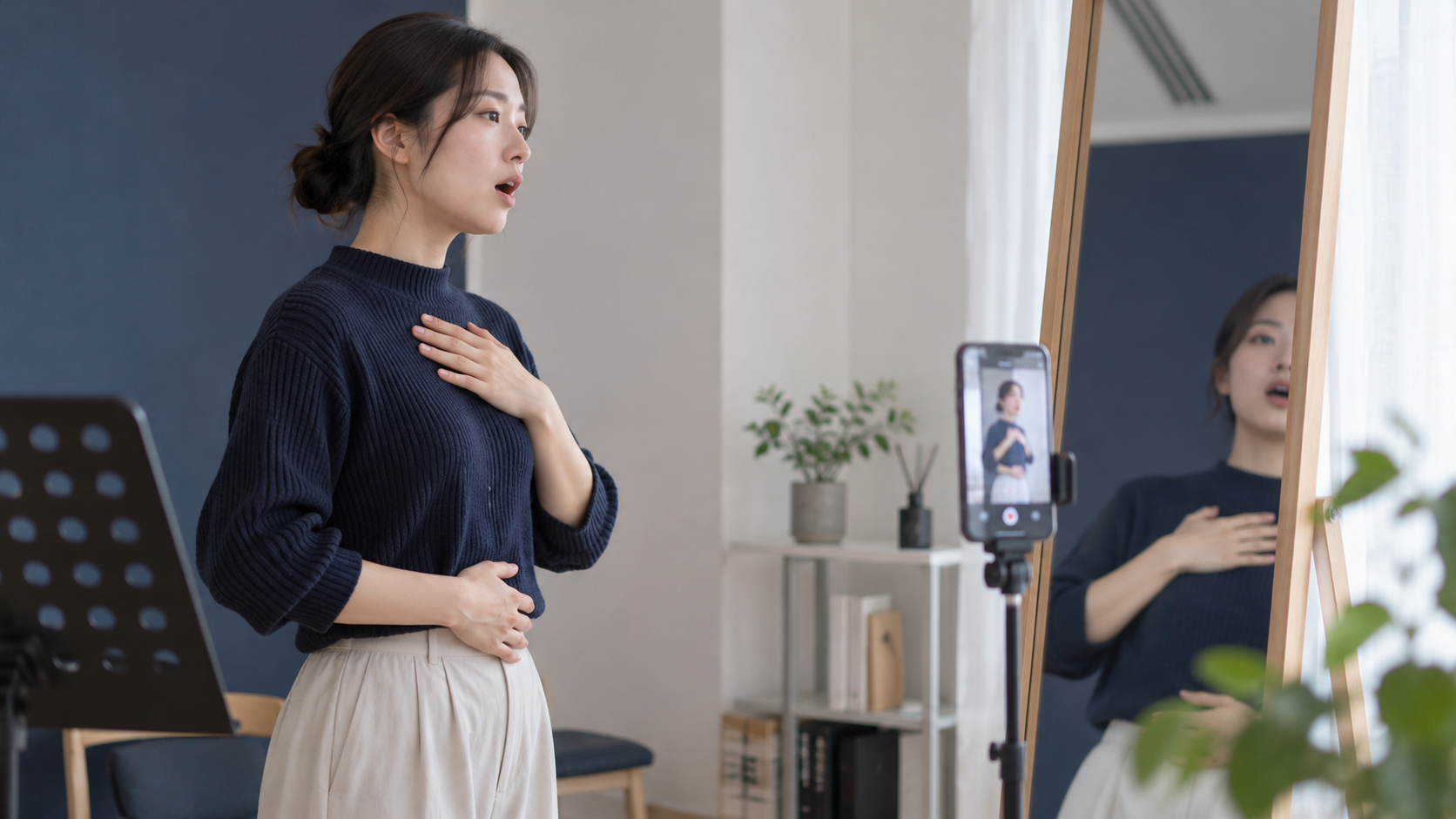 声が通らない人へ|語尾まで息を残して話す