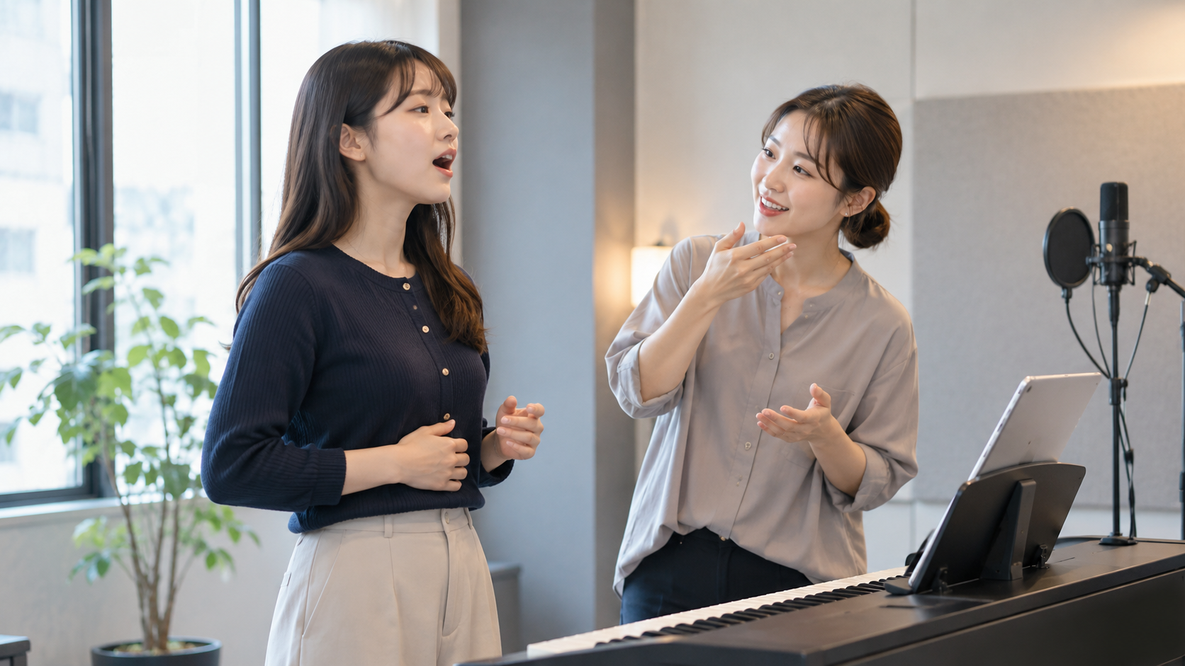 地声と裏声の切り替えが苦手な人へ|高くなるほど押し込まず息の流れを保つ