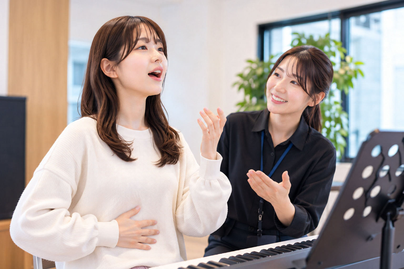 歌い出しが遅れる人へ|歌う直前の伴奏の合図を決める
