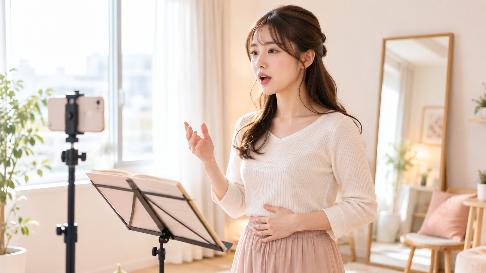 声が通らない人へ|よくある失敗|大声を出そうとして喉だけに力を入れる
