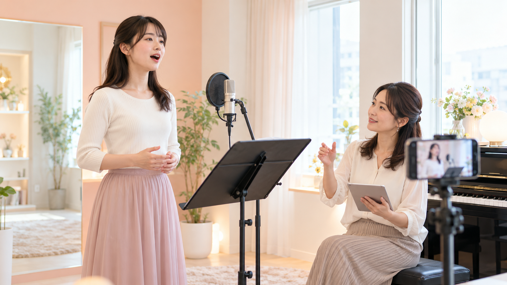 地声と裏声の切り替えが苦手な人へ|高くなるほど押し込まず息の流れを保つ