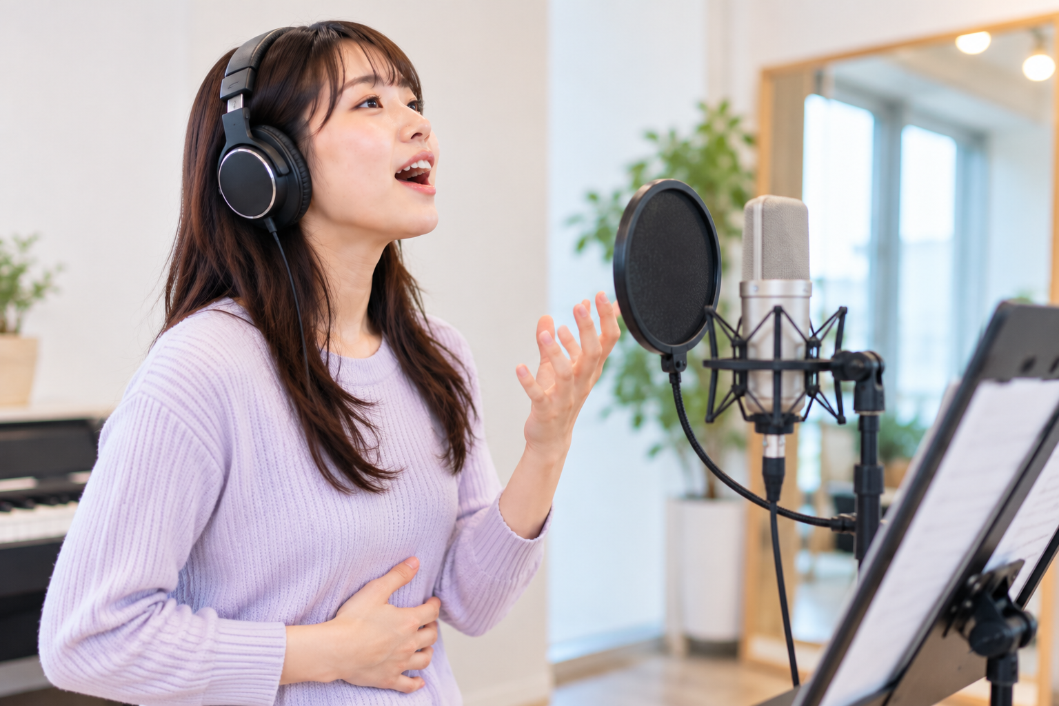 高音で声が細くなる人へ|よくある失敗|高音だけ急に声量を上げて押し切る