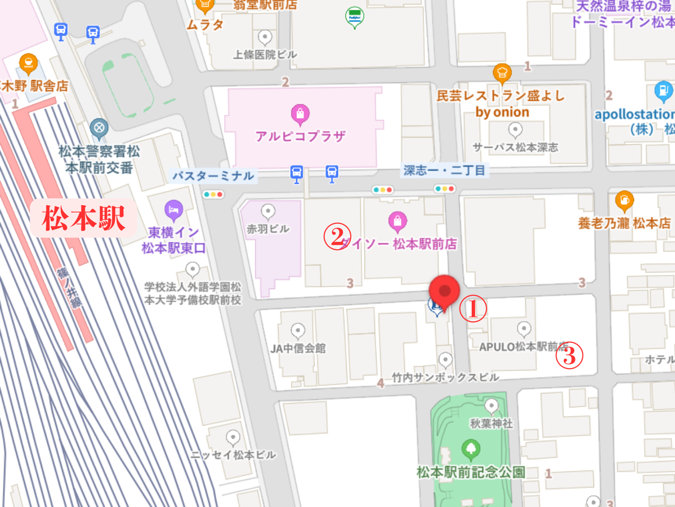 【お車でお越しの方へ】NAYUTAS松本校周辺のコインパーキング３選🚗利用料金＆徒歩分数まとめ！