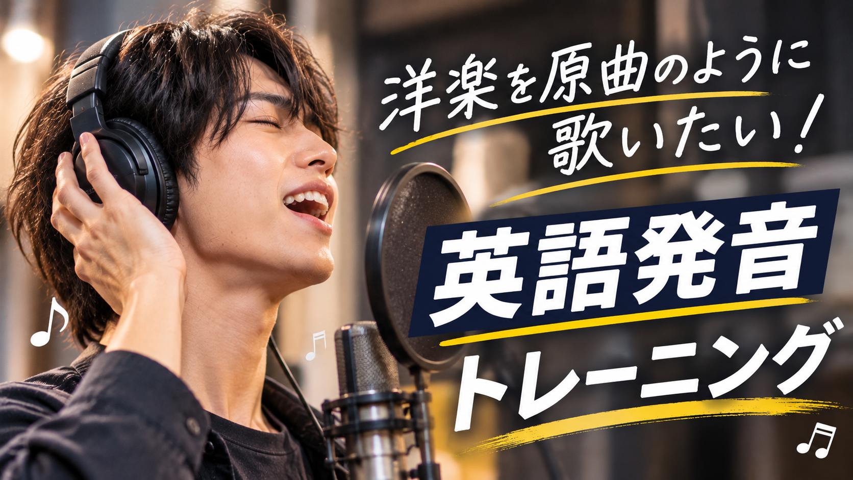 【洋楽を原曲のように歌いたい！】英語発音トレーニング